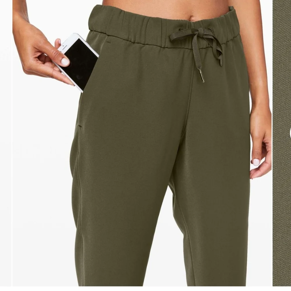NEW Lululemon On The Fly Pant *Woven Dark Olive 23